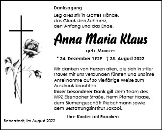 Anna Maria Klaus