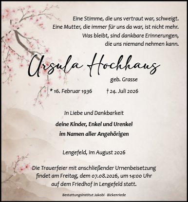 Ursula Hochhaus
