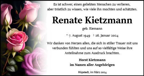 Renate Kietzmann