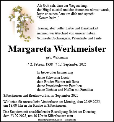 Margareta Werkmeister
