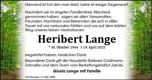 Heribert Lange