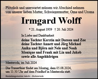 Irmgard Wolff