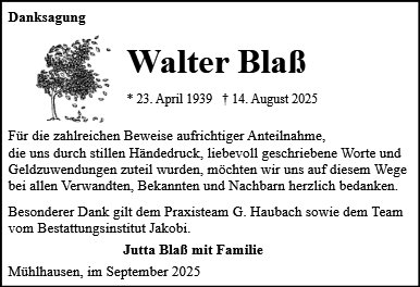Walter Blaß