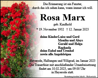 Rosa Marx