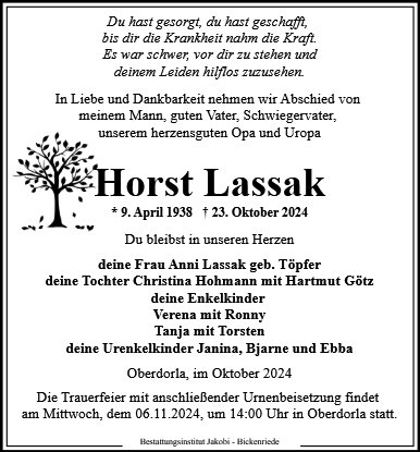 Horst Lassak