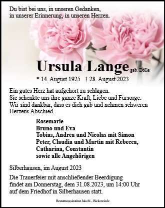 Ursula Lange