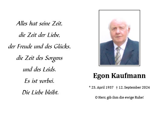 Egon Kaufmann