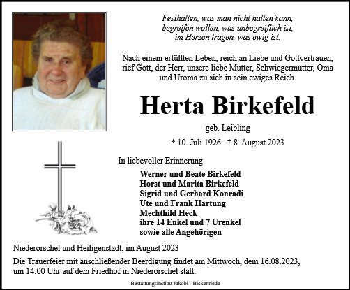 Herta Birkefeld