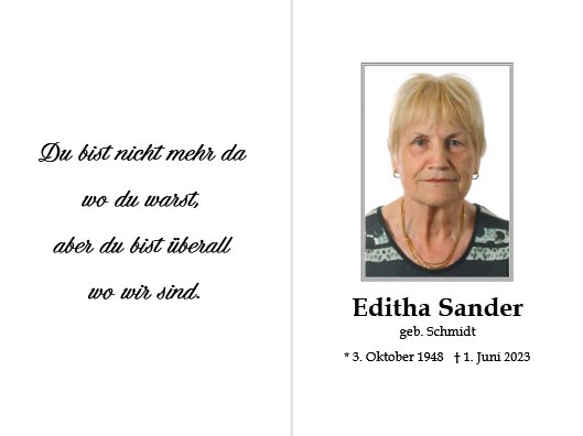 Editha Sander