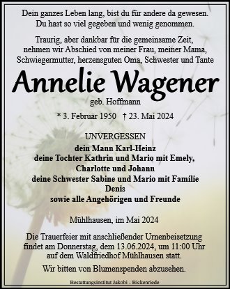 Annelie Wagener