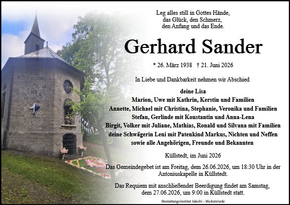 Gerhard Sander