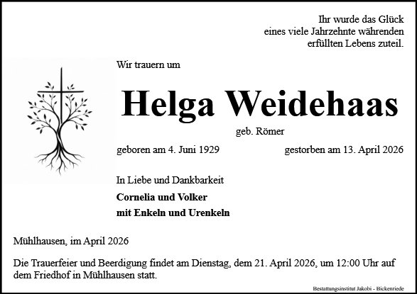 Helga Weidehaas