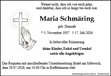 Maria Schmäring