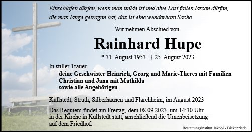 Rainhard Hupe