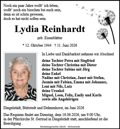 Lydia Reinhardt