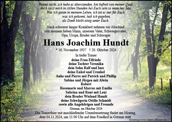 Hans Joachim Hundt