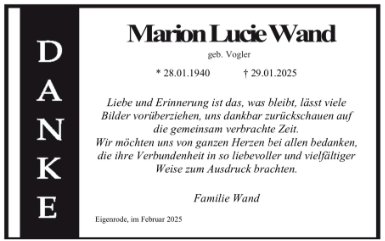 Marion Wand