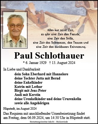 Paul Schlothauer