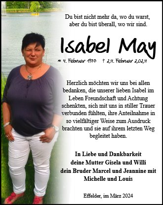 Isabel May