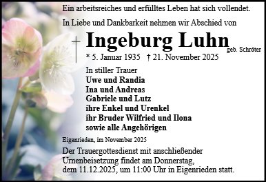 Ingeburg Luhn