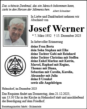 Josef Werner