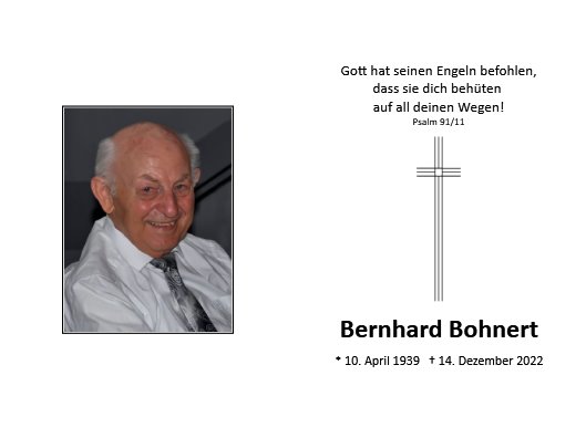 Bernhard Bohnert