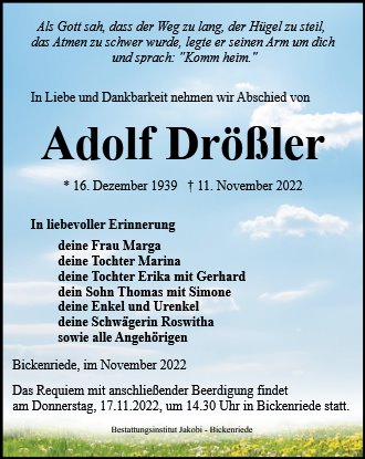 Adolf Drößler