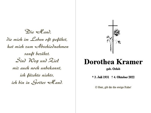 Dorothea Kramer