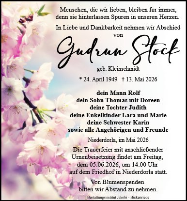 Gudrun Stock