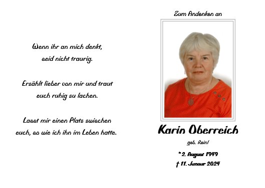 Karin Oberreich