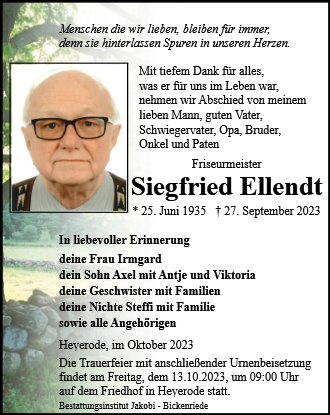 Siegfried Ellendt