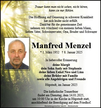 Manfred Menzel