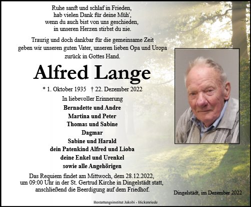 Alfred Lange