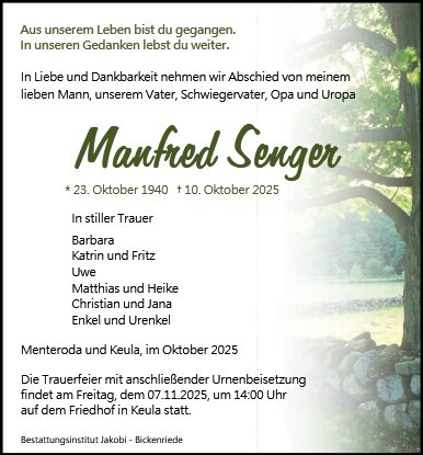 Manfred Senger