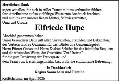 Elfriede Hupe