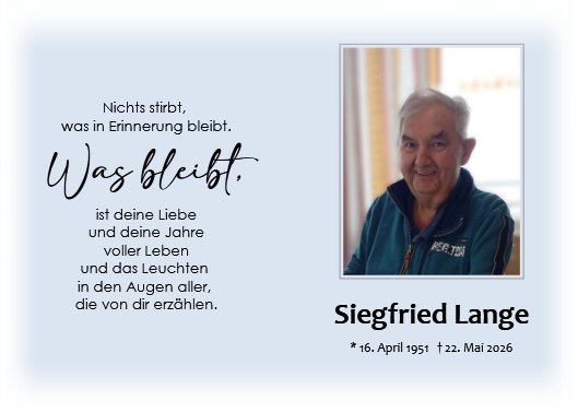 Siegfried Lange