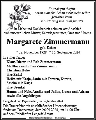 Margarete Zimmermann