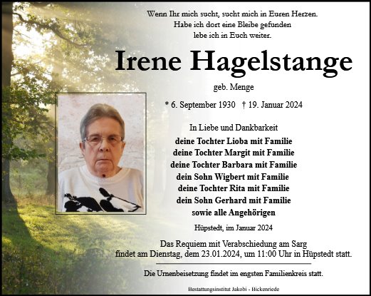 Irene Hagelstange