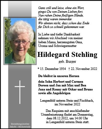 Hildegard Stehling