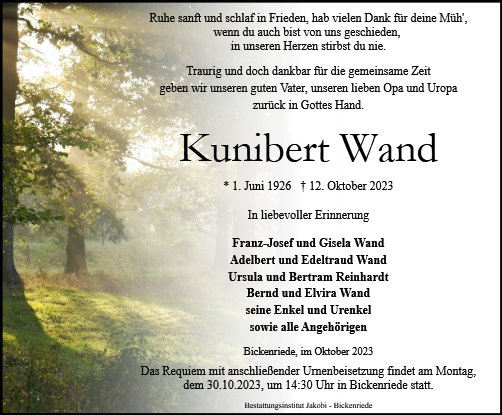 Kunibert Wand