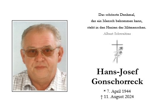 Hans-Josef Gonschorreck