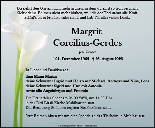 Margrit Corcilius-Gerdes