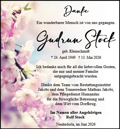 Gudrun Stock