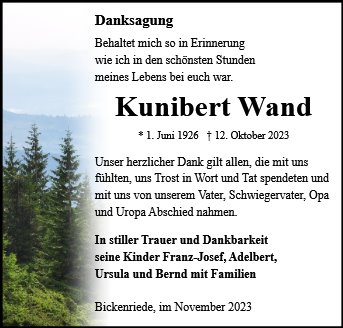 Kunibert Wand