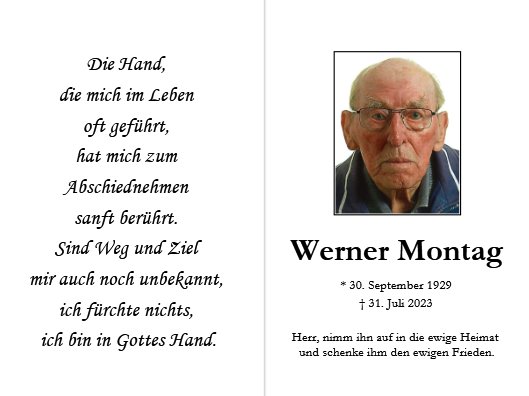 Werner Montag