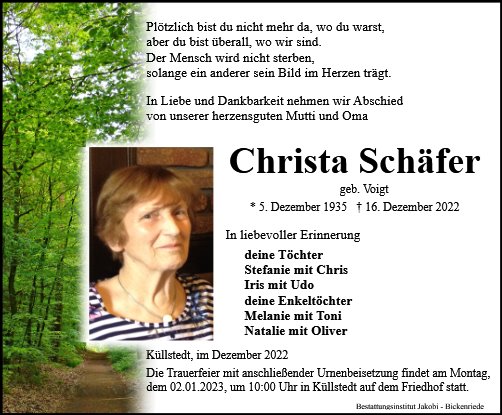 Christa Schäfer