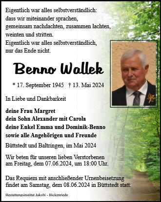 Benno Wallek