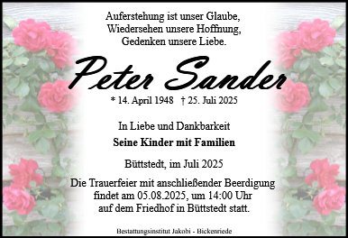 Peter Sander