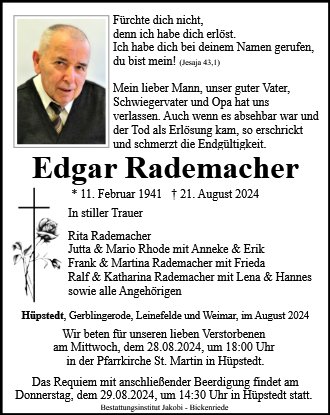 Edgar Rademacher