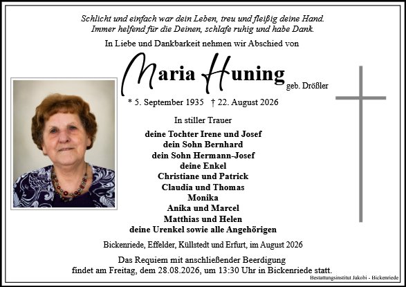 Maria Huning